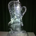 Boxing Glove Vodka Ice Luge Ice Sculpture For Tyson Fury Birthday