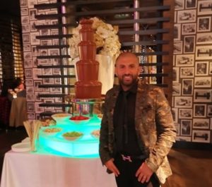 Monster Carp's Ali Hamidi Chocolate Fountain for birthday party