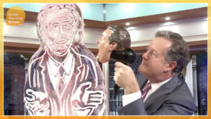 Jeremy Corby Ice Sculpture for Good Morning Britain and Piers Morgan Ice Sculpture