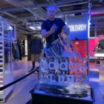 Live Ice Carving Display Show for Adidas UK Product Launch