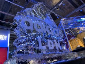 Adidas Ice Sculpture Live Ice Carving on Oxford Street London
