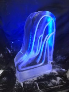 Stiletto Ice Luge Vodka Luge. Stilleto Ice Sculpture luge