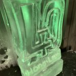 40 Party Ice Luge with name. Vodka Luge. 40th Birthday luge