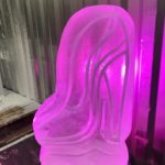 Stiletto Ice Luge Vodka Luge. Stilleto Ice Sculpture luge