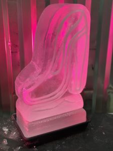 Stiletto Ice Luge Vodka Luge. Stilleto Ice Sculpture luge