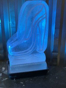 Stiletto Ice Luge Vodka Luge. Stilleto Ice Sculpture luge