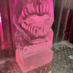 Lips Party Ice Luge Vodka Luge. Birthday Number luge