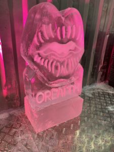 Lips Party Ice Luge Vodka Luge. Birthday Number luge