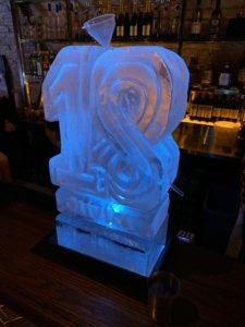 18 Ice Sculpture luge for 18th Birthday Party
