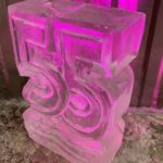 55 Party Ice Luge Vodka Luge. Birthday Number luge