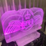 RAF WIngs - Wings ice sculpture - RAF ice luge - RAF Valley - Ice Agency