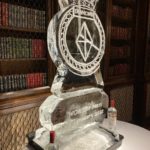 HMS Diamond Ice Luge - Royal Navy Ice Sculpture - Portsmouth naval base - Ice Agency