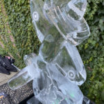 Spitfire ice sculpture - Spitifre ice luge - RAF ice sculpture - RAF Cranwell - Ice Agency