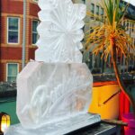 Logo Ice Luge / Logo Ice Sculpture in Bristol