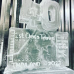 40 ice luge with holiday ticket / Large Birthday Ice Sculpture Luge