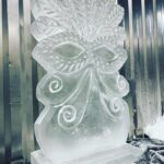 Mask Ice Luge / Masquerade Mask Ice Sculpture / Mask Ball