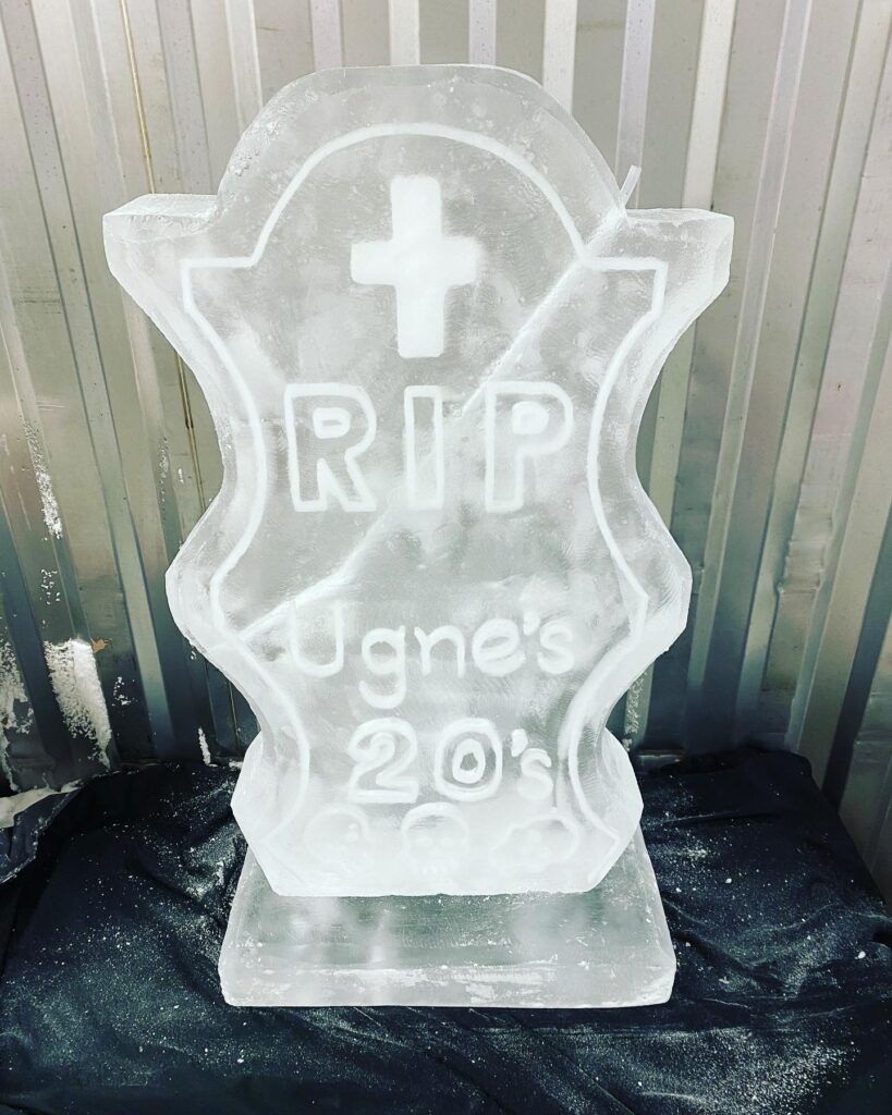 Halloween Ice Luge / Halloween Ice Sculpture / 30 Ice Luge