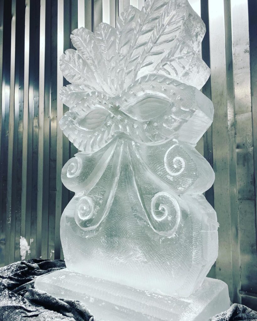 Mask Ice Luge / Masquerade Mask Ice Sculpture / Mask Ball Vodka Luge