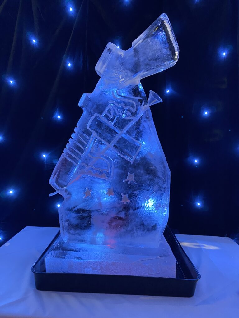 Tommy Gun Ice Luge / Gun Ice Sculpture / Peaky Blinders Ice Luge