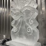 Masquerade Mask Ice Sculpture / Mask Vodka Luge