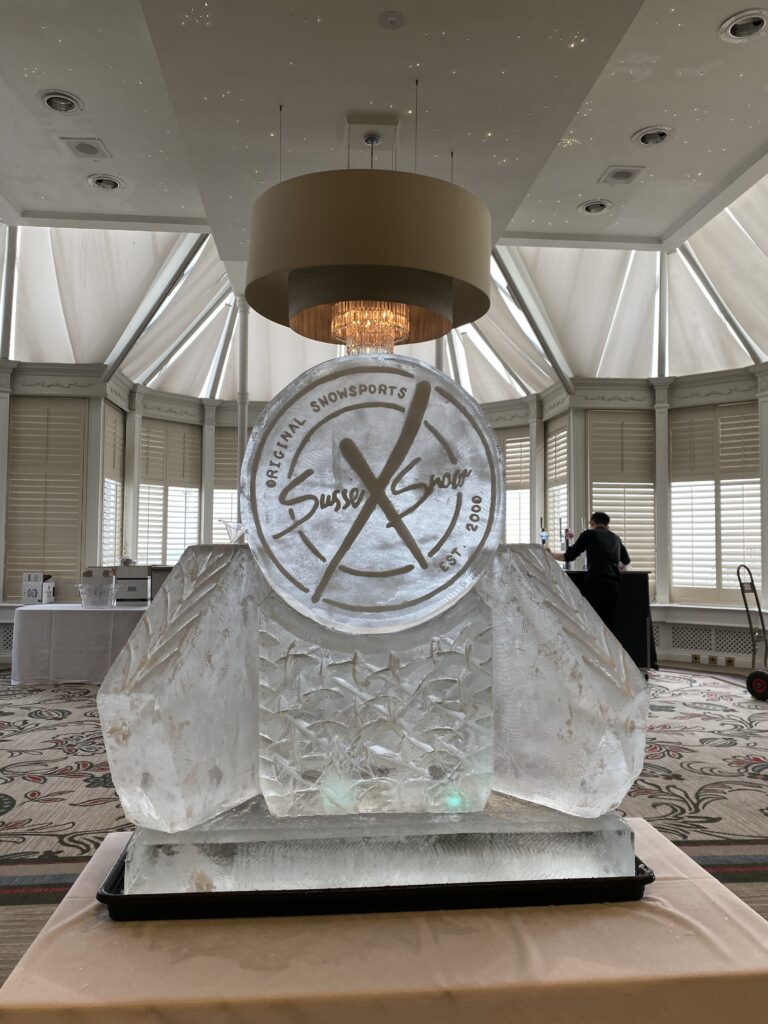 Brighton Ice Luge / Brighton Ice Sculpture / Ski Ice Luge at Grand Hotel Brighton