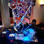 Motorbike Ice Luge / Motorbike Vodka Luge / Motorbike Ice Sculpture