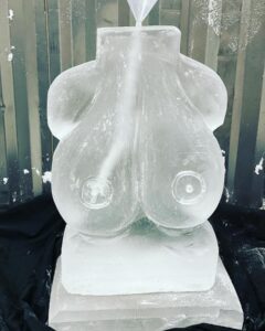 Boobs Ice Luge /Boobs Vodka Luge / Boobs Ice Sculpture