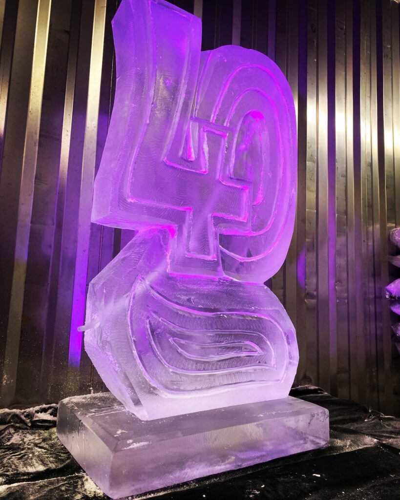 40 Ice Luge / 40 Vodka Luge / 40 Ice Sculpture / 40th Birthday Ice Luge