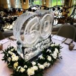 60th anniversary / Anniversary ice sculpture / 60 ice sculpture