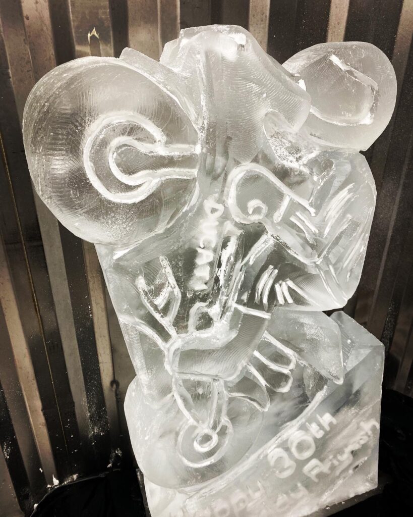 Motorbike Ice Luge / Motorbike Vodka Luge / Motorbike Ice Sculpture