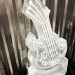 Guitar Ice Luge / Guitar Ice Sculpture / Guitar Vodka Luge