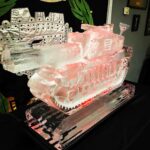 CHallenger Tank Ice Luge / Challenger Tank / Challenger Tank Ice Sculpture / Royal Tank Regiment / Royal Tank Regiment Ice Luge