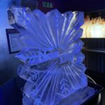 Snowflake Ice Luge /Snowflake Ice Sculpture / Snowflake Vodka Luge