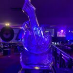 Guitar Ice Luge / Guitar Ice Sculpture / Guitar Vodka Luge