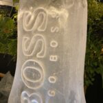 Hugo Boss Ice Sculpture / Perfume Bottle Ice Sculpture / Bottle Ice Sculpture / London Ice Sculpture
