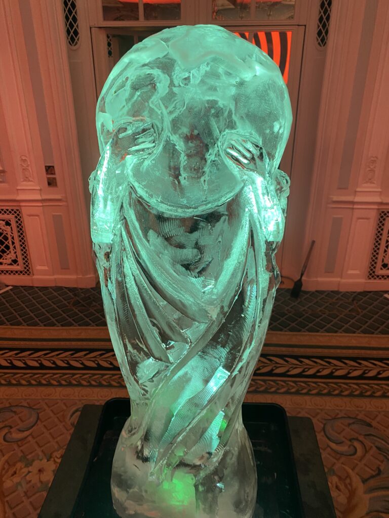 World Cup Ice Sculpture / World Cup Ice Luge