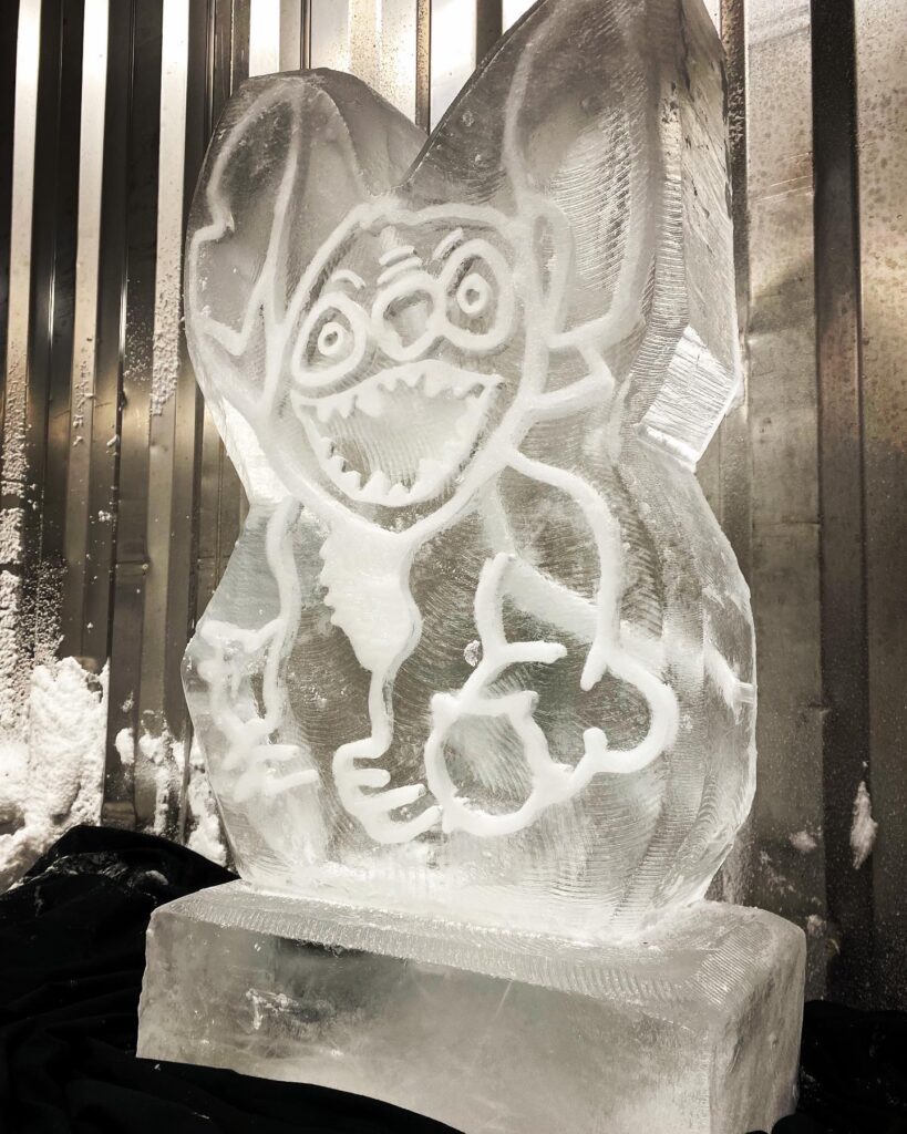 Stitch ice luge / Lilo and Stitch art