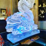 Chinese Dragon Sculpture / Dragon Ice Sculpture / Dragon Ice Luge