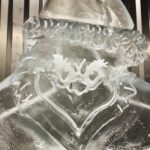 Grinch Ice Luge / Grinch Christmas ice sculpture