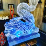 Chinese Dragon Sculpture / Dragon Ice Sculpture / Dragon Ice Luge