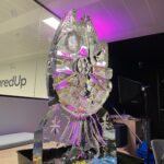 Millennium Falcon Ice Sculpture / Star Wars ice luge / Millennium Falcon art