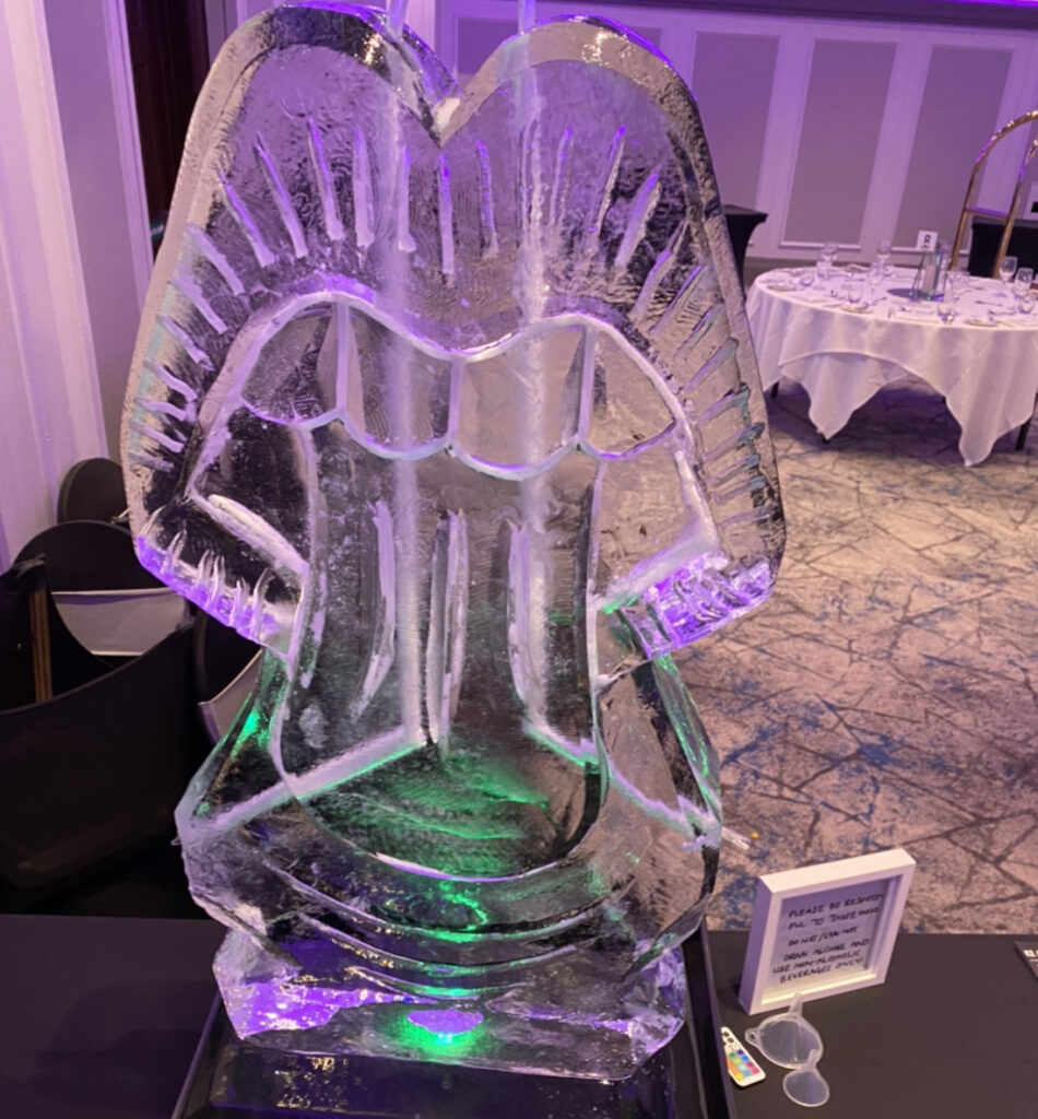 Lips Ice Luge / Lips and Tongue ice luge / Rolling Stones vodka luge