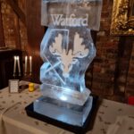 Watford FC ice sculpture / Football ice luge / Watford Football Club Sculpture