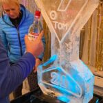 Martini Glass Ice Luge / Birthday Ice Luge