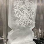 Polish Eagle / 7 Regiment RLC / Polish Eagle sculpture / Polish Ice Luge