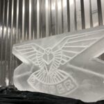 Rangers Regiment / Military ice luge / Military ice sculpture