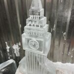 Big Ben ice luge, Big Ben ice sculpture