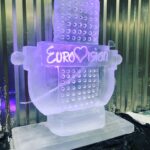 Eurovision ice luge, Eurovision sculpture, Eurovision Party Ice Luge