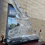 105 light gun ice luge, 7 Para RHA, Colchester ice luge