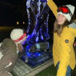 Apres ski themed ice luge